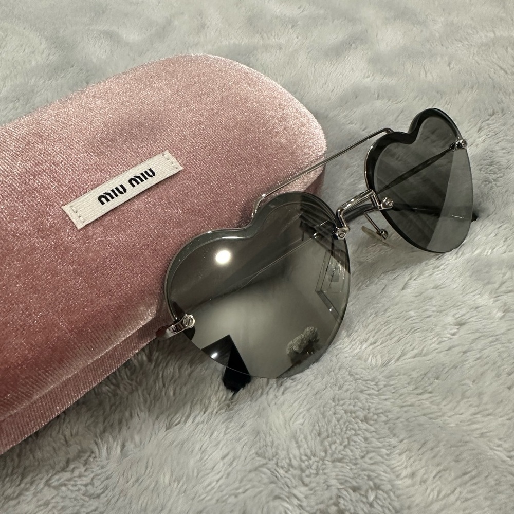 Miu Miu Heart Sunglasses